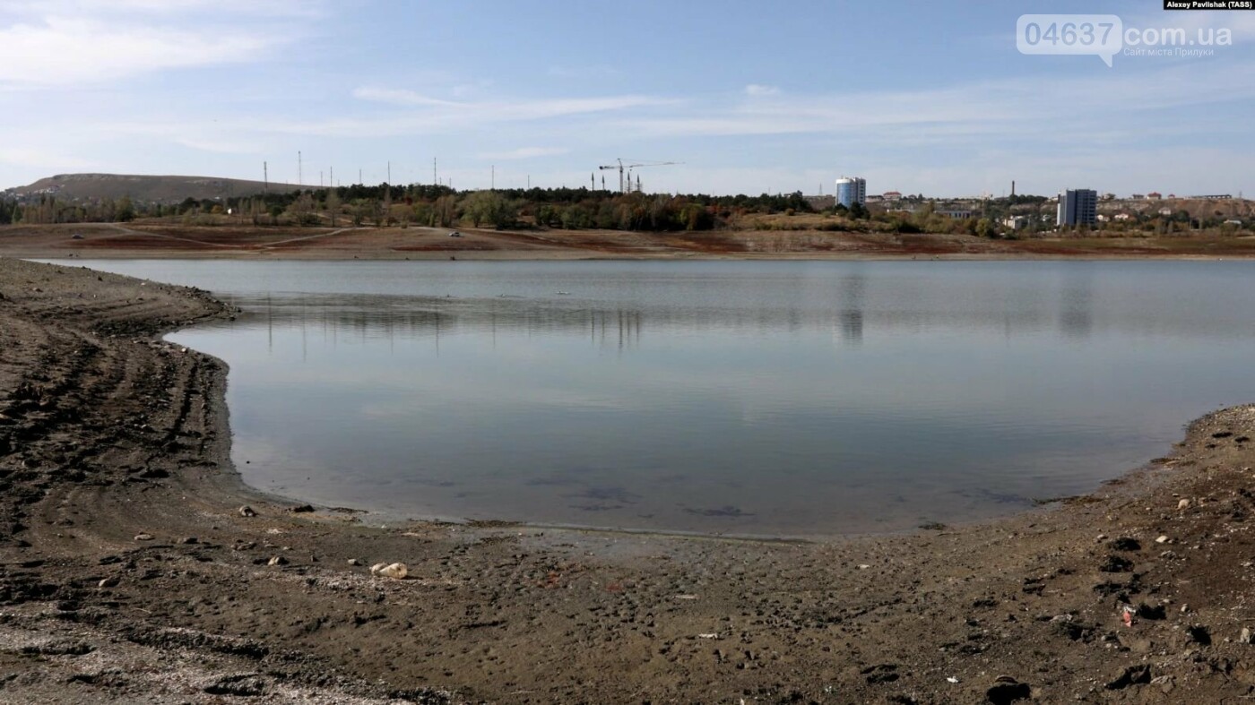 Сімферопольське водосховище, жовтень 2020 року.