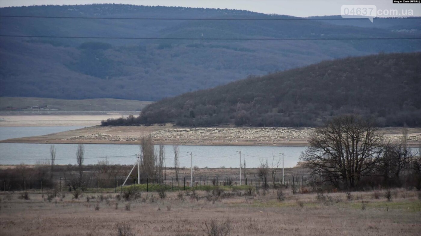 Чорноріченське водосховище, січень 2021 року.